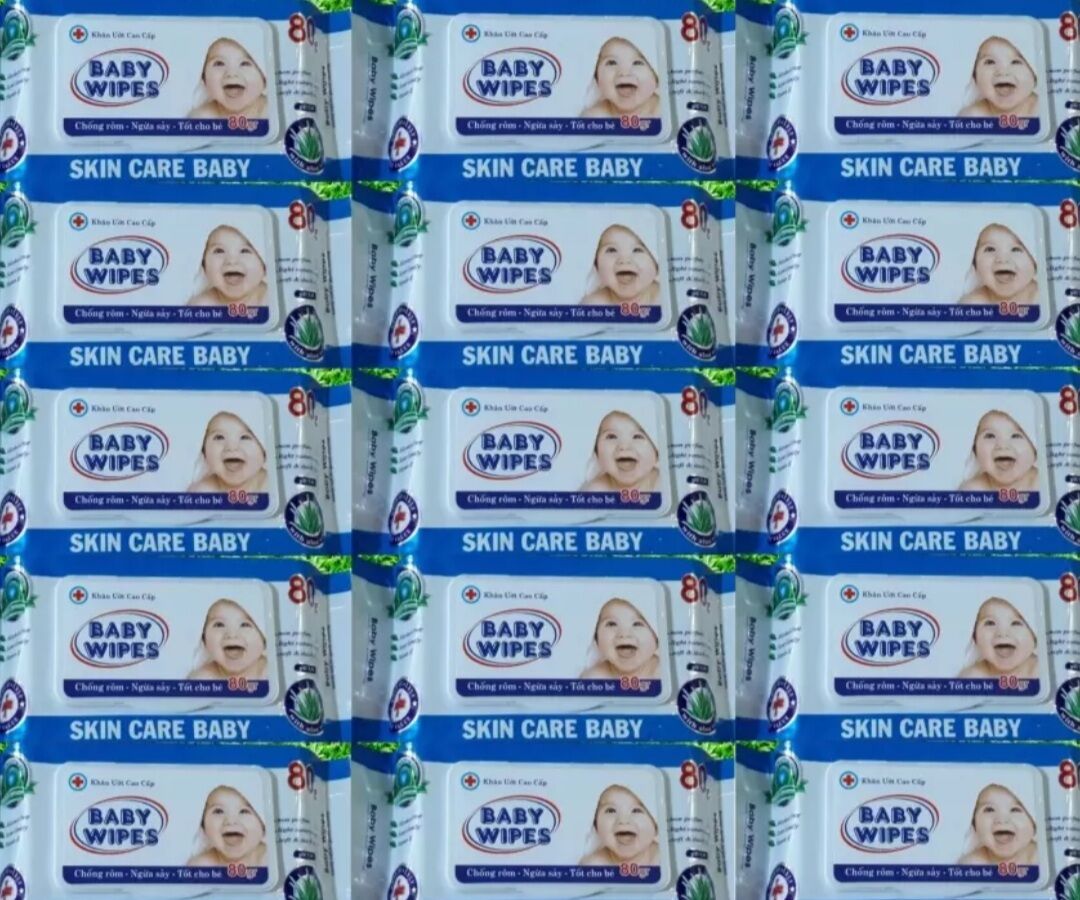 Giá sỉ khăn giấy ướt cao cấp baby 80g không mùi