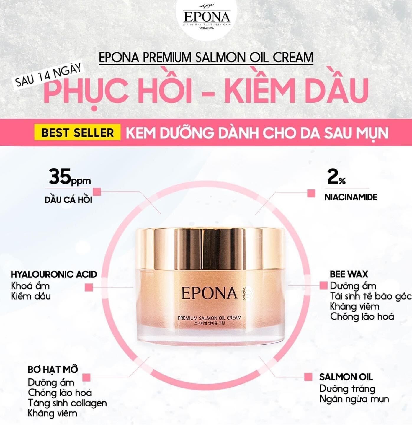 Kem dưỡng da mặt EPONA 50ml