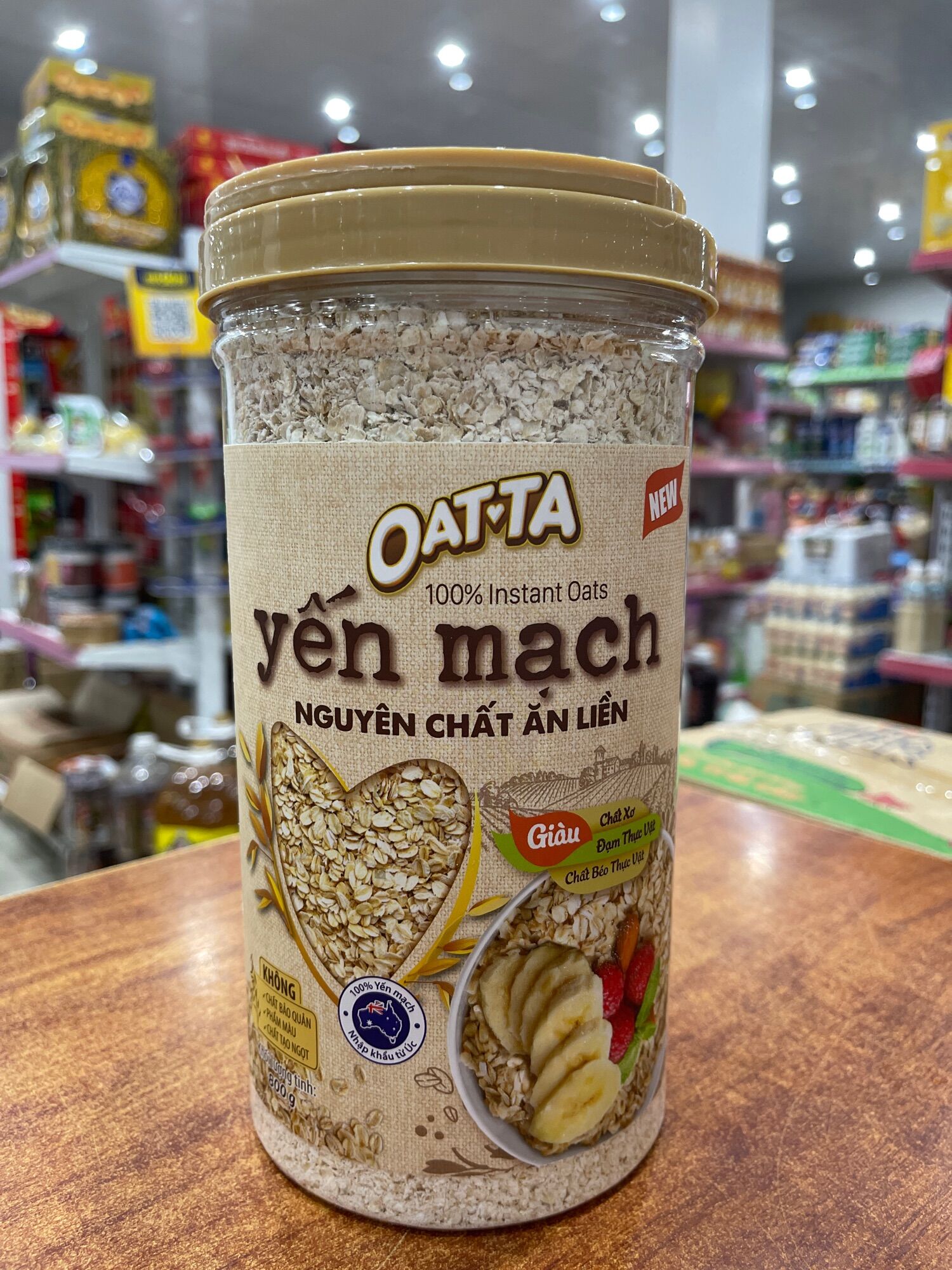 Bột yến mạch nguyên cám Oatta hộp 800g