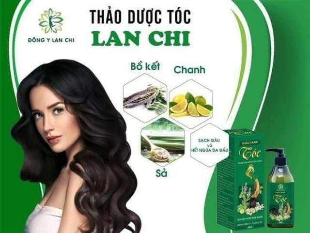 dầu gội thảo dược tóc Lan Chi_kích thíc mọc tóc