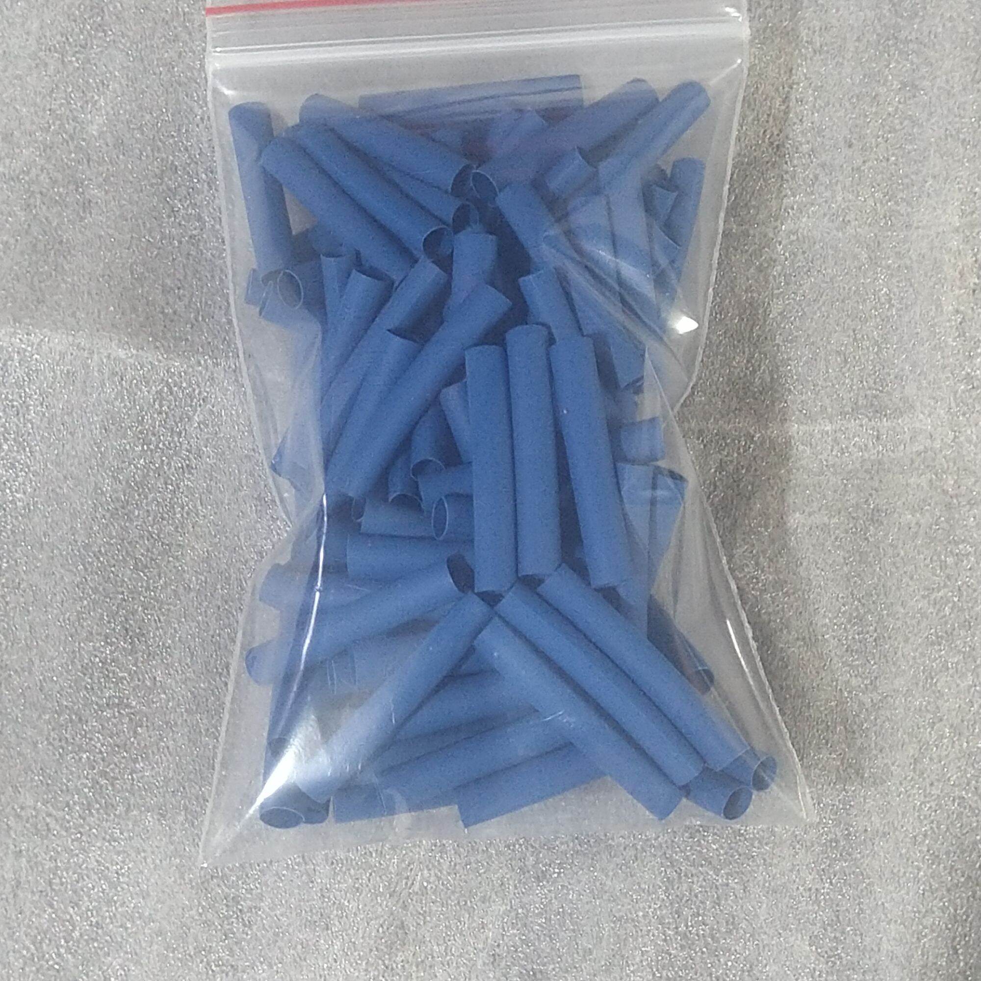 100 ống gen co nhiệt màu xanh dương phi 5 cắt sẵn 4cm.