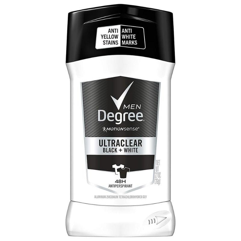 Sáp lăn nách khử mùi degree men ultraclear black + white 76g của mỹ