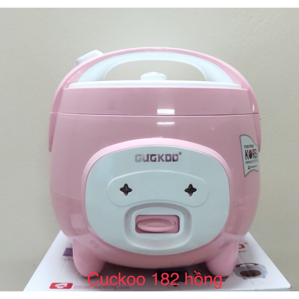🐬Nồi cơm điện GUGKOO1,8 lít(4-6 nguội ăn) kèm xửng hấp ( Bảo hành 12 tháng)