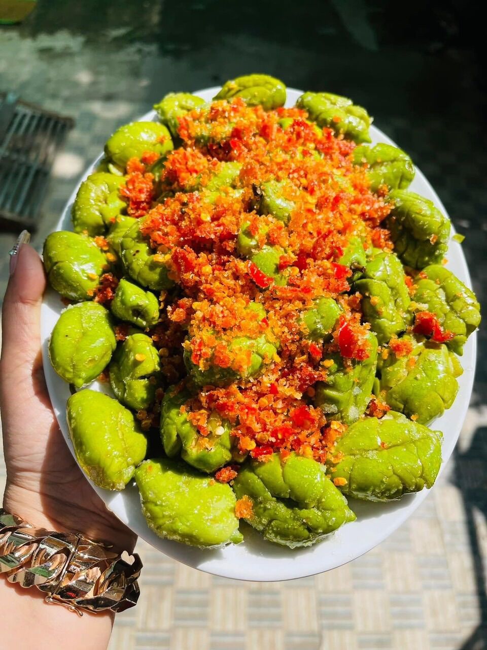 1kg CÀ NA đập dập, muối ớt (hoả tốc tphcm)