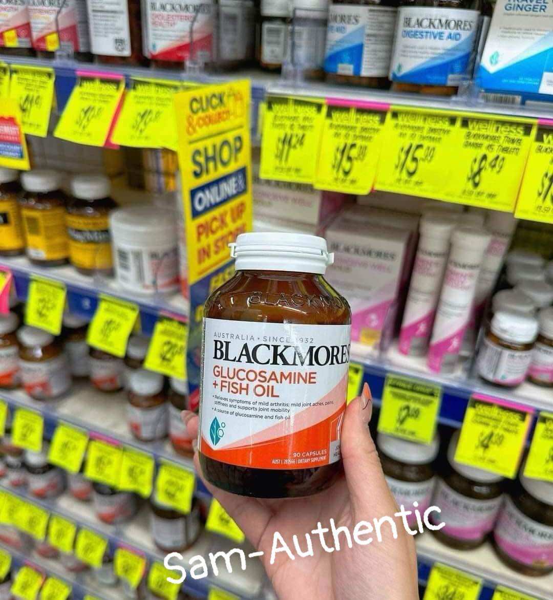 Blackmores Glucosamine + Fish Oil 90 viên xương khớp