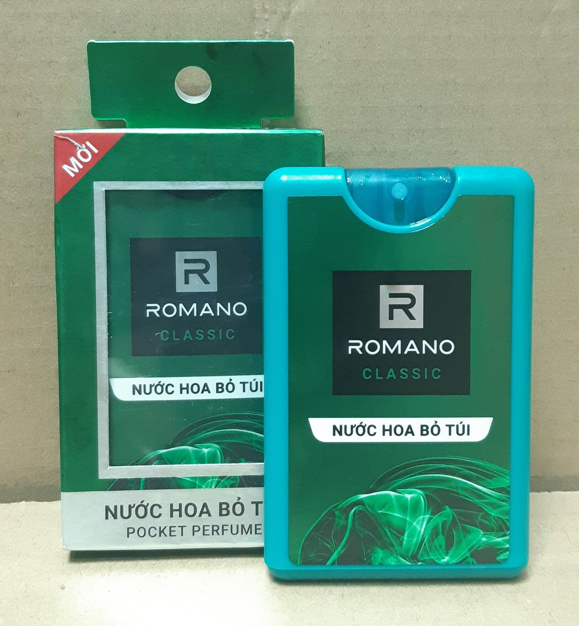 Bộ 2 chai nước hoa bỏ túi mi ni romano 18ml.