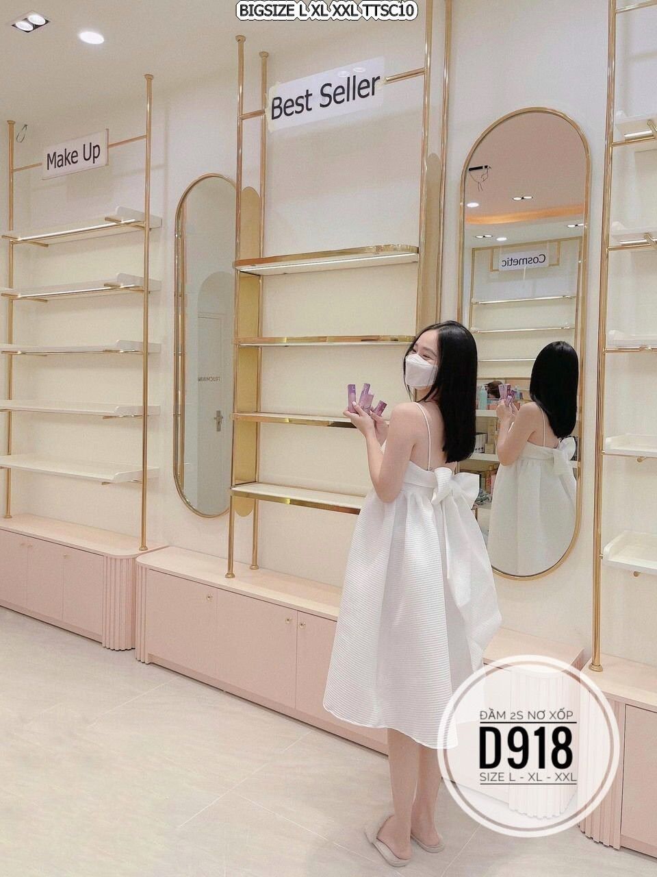 Bigsize 60- 90kg ĐẦM 2S NƠ XỐP
