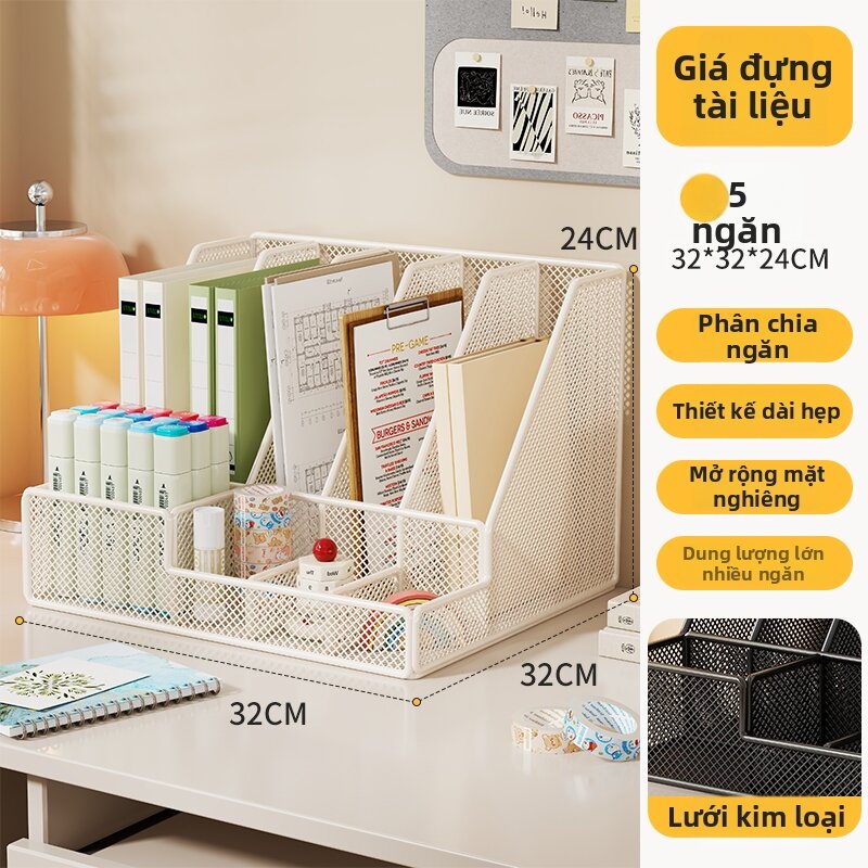 evesigar | Giá Để Tài Liệu Đa Năng Dung Lượng Lớn Nhiều Tầng Phân Cách Giá Sách Bàn Làm Việc