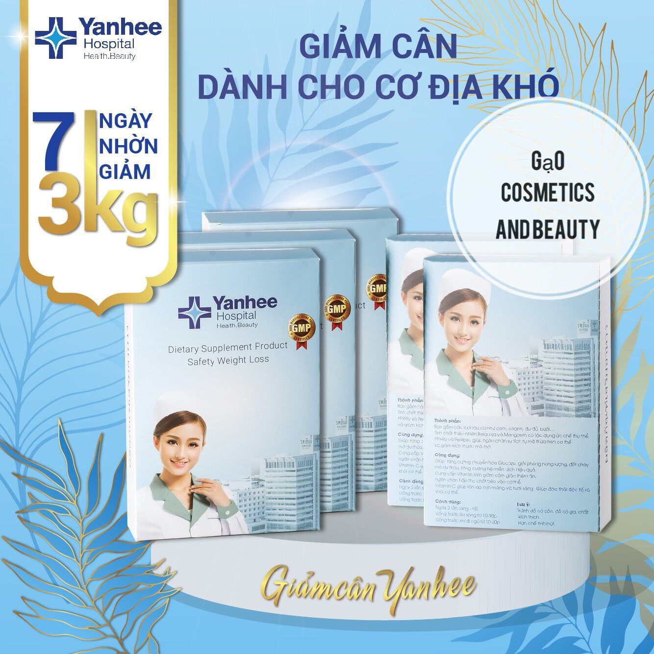 Giảm cân,Giảm cân cấp tốc Yanhee , Yanhee Boots 7 ngày mạnh hiệu quả ngay
