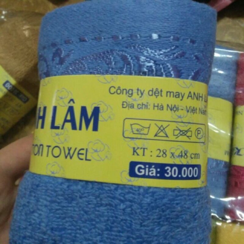 khăn rửa mặt sợi bông siêu mềm mịn ( Anh Lâm)