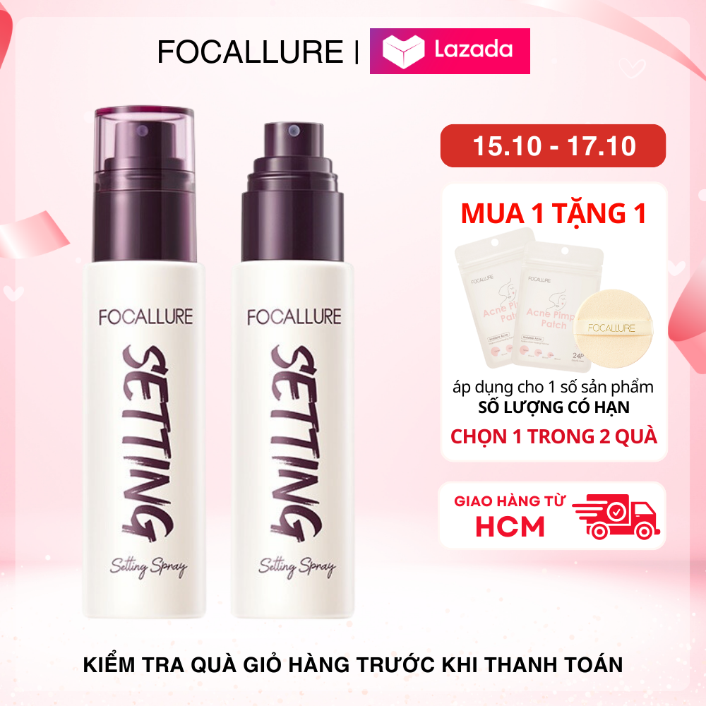 FOCALLURE Xịt Khóa Makeup Giữ Lớp Trang Điểm Bền Lâu Trôi