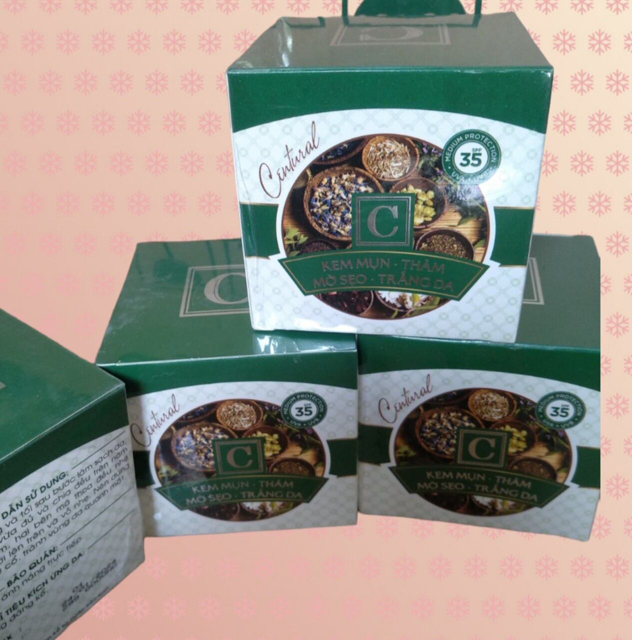 kem thảo dược Centural mụn thâm trắng da 25g
