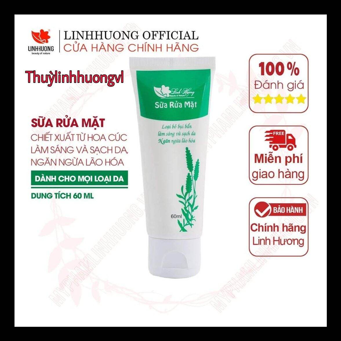 Sữa Rửa Mặt Linh Hương