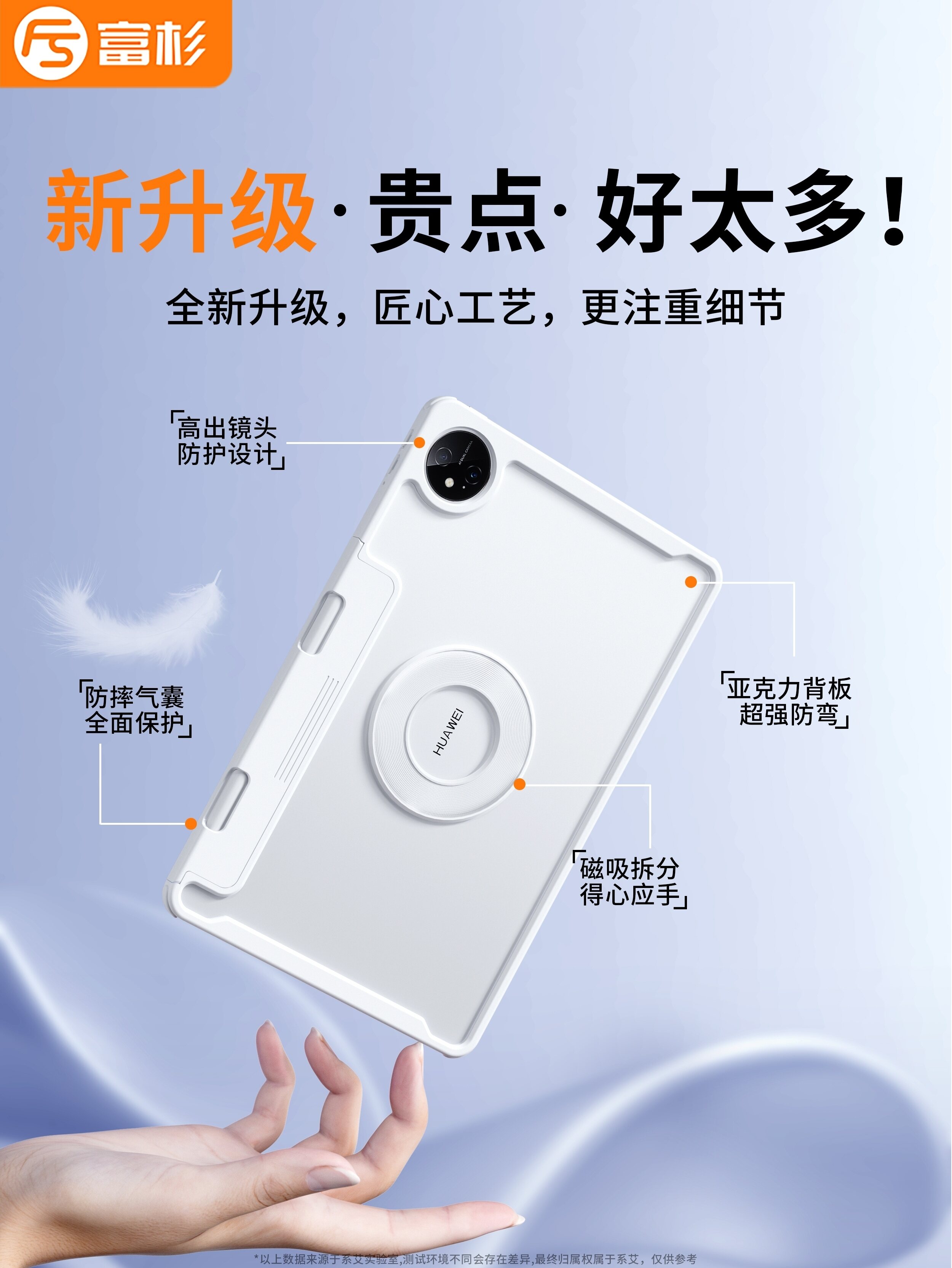 Ốp Lưng Bảo Vệ Huawei MatePad 11 Acrylic Ốp Lưng Máy Tính Bảng Có Ngăn Kéo Từ Tính Có Khe Cắm Bút Ch