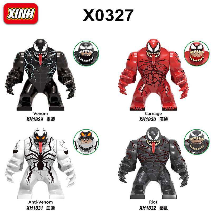 Minifigure Venom Đồ Chơi Lắp Ráp Các Nhân vật
