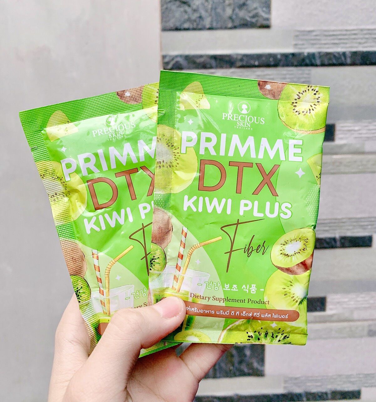 Combo 10gói detox giảm cân DTX Primme Kiwi Thái Lan