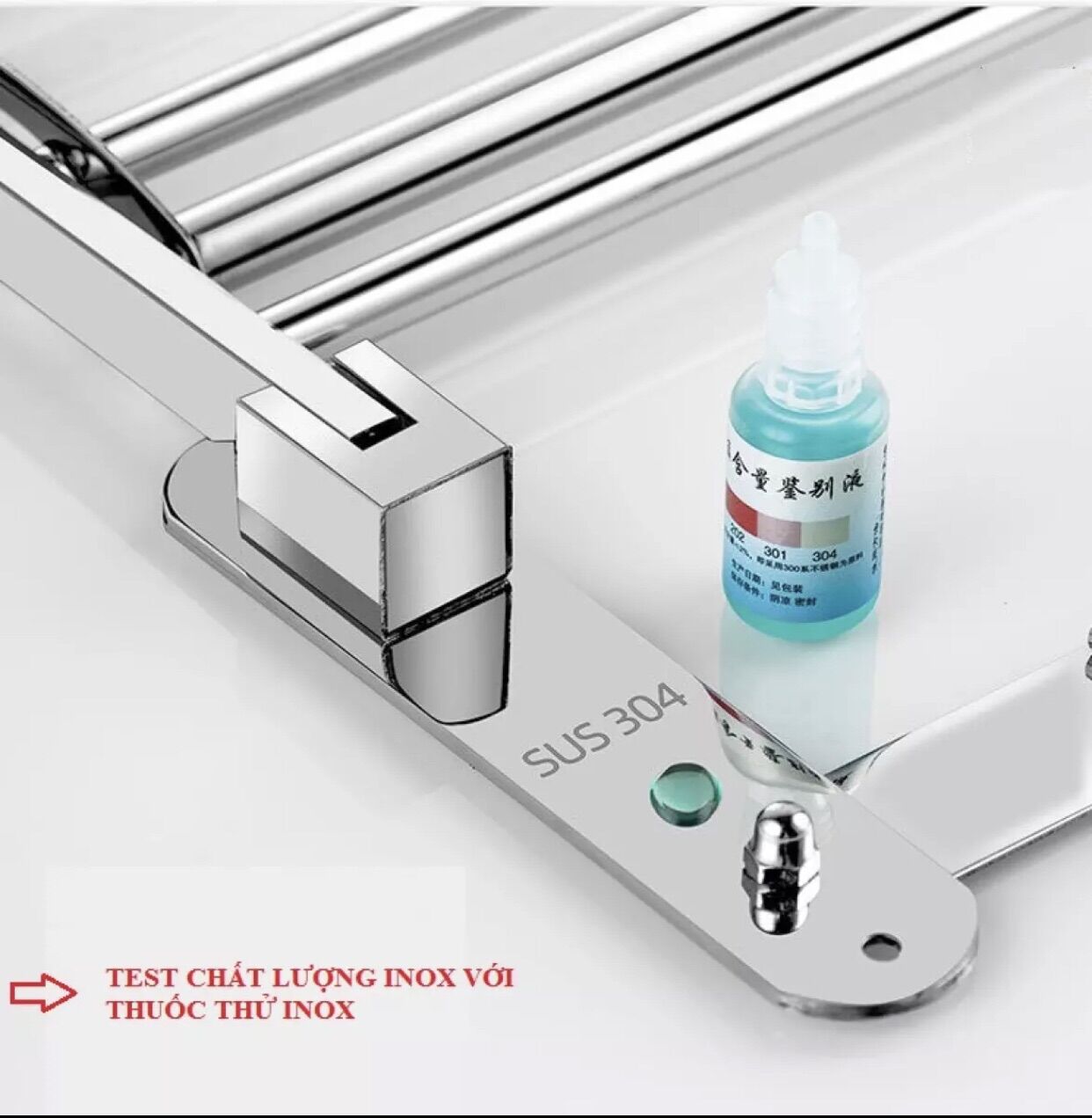 Giá treo khăn xếp inox 304( xả kho mùa dịch)