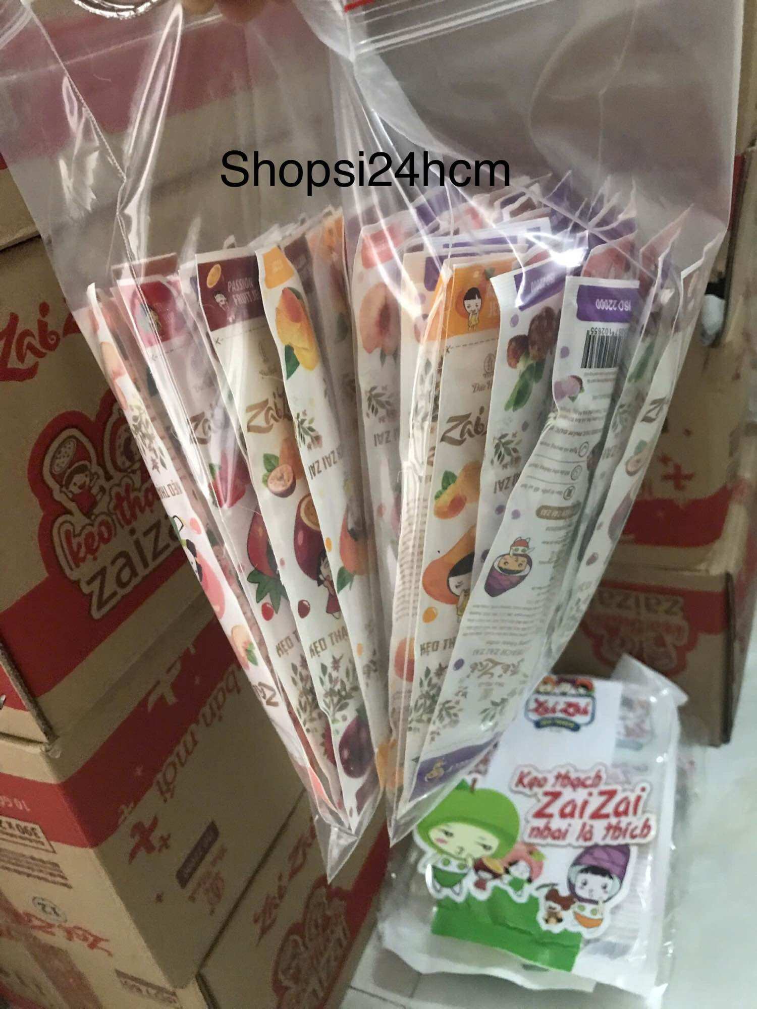 Thạch Zai Zai Đức Hạnh Thanh Dài Túi 700G