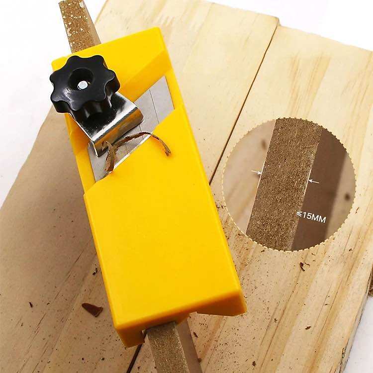 Dao gọt chỉ và bào cạnh gỗ dùng lưỡi dao rọc giấy _TKDN