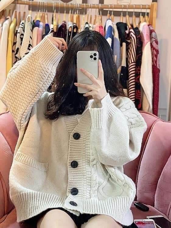 Áo len chốt trên live cho chị khách đồng giá 59k