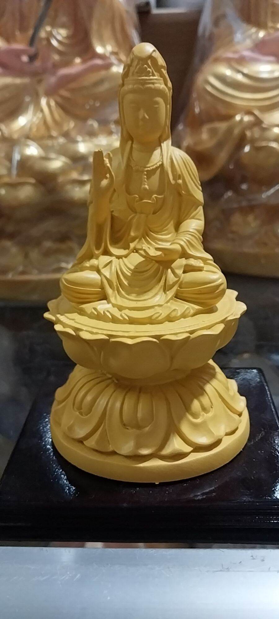 [ HCM ] TƯỢNG MẸ QUAN ÂM NGỒI 12cm