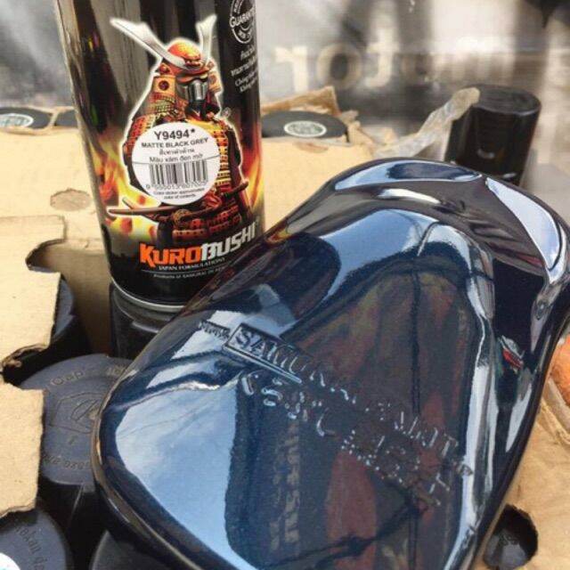 COMBO SƠN SAMURAI MÀU XÁM XANH ĐEN NHÁM VÀ BÓNG