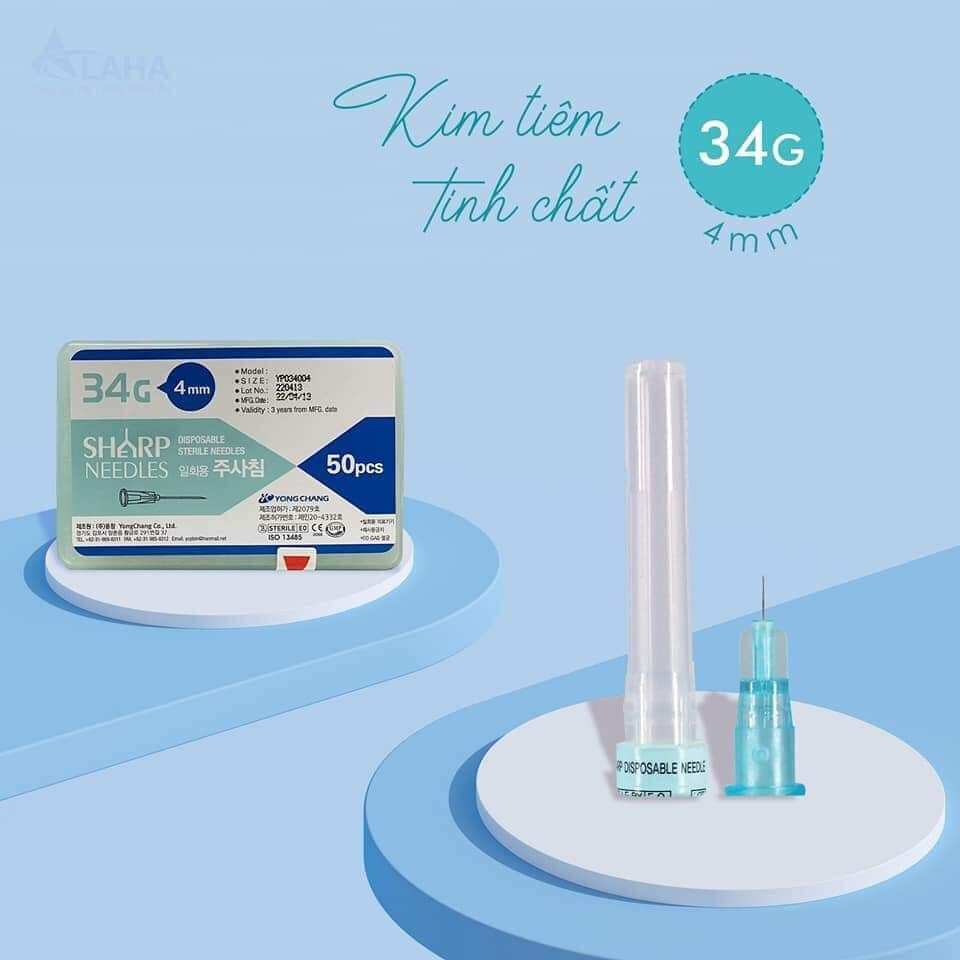 Kim tiêm meso , tiêm dưỡng chất sharp 34g 4mm