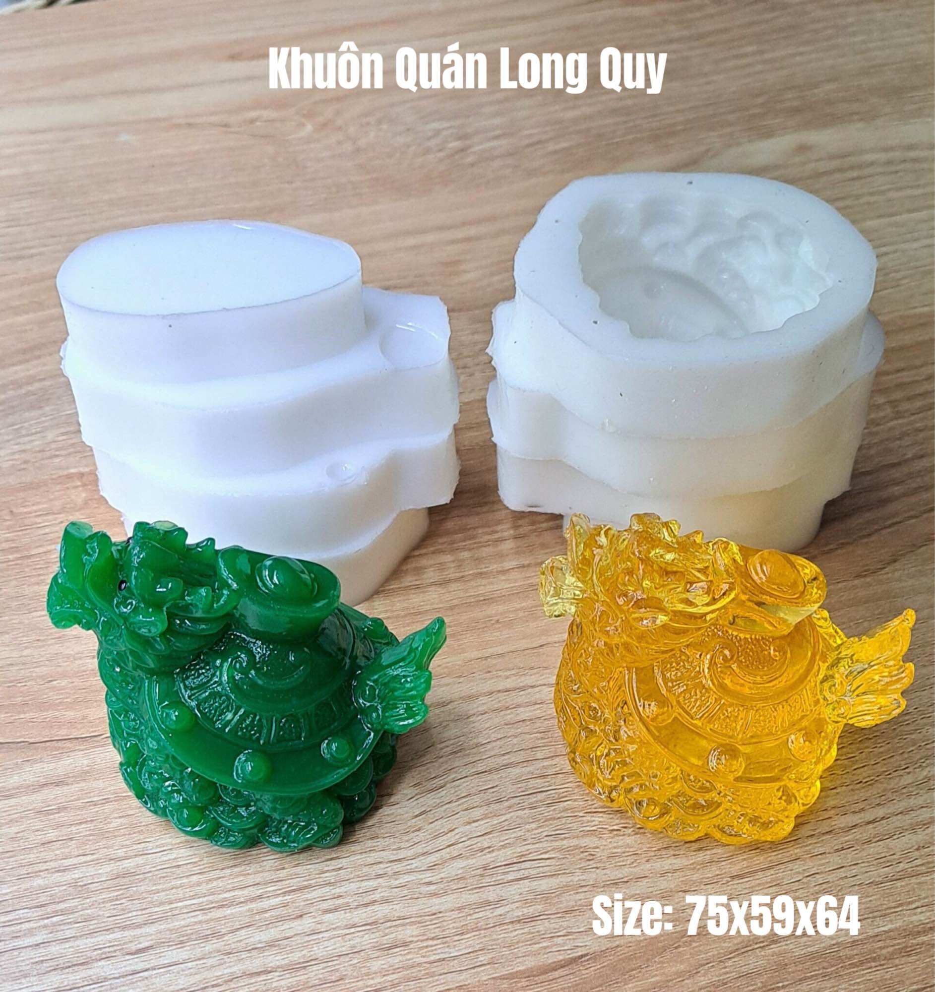 Khuôn Long Quy, Khuôn Silicone Khuôn Epoxy Resin , Long Quy