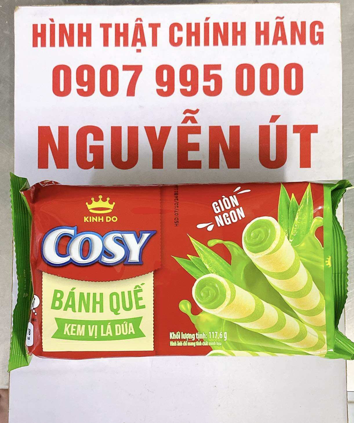 bánh quế cosy 117.6g