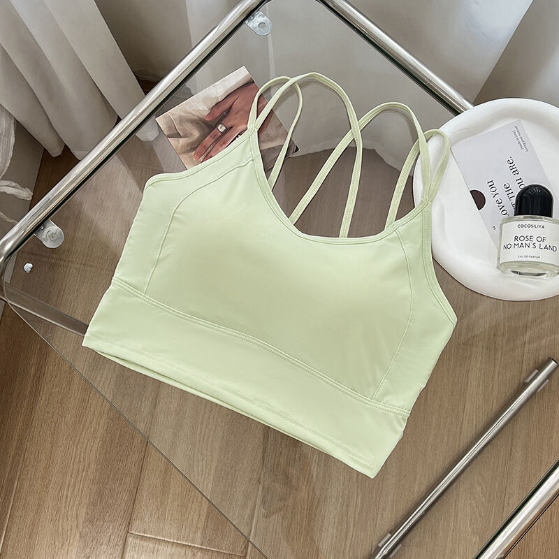 Áo Ba Lỗ Lụa Băng Một Mảnh Hở Lưng Cho Nữ Mùa Hè Mỏng Áo Ngực Trong Suốt Áo Ngực Không Dây Áo Ngực L