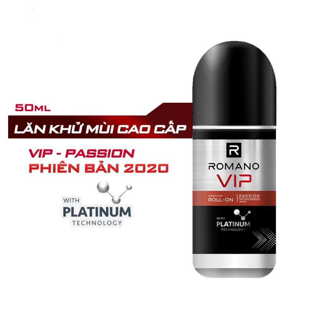 Lăn khử mùi cao cấp Romano Vip 50ml Passion