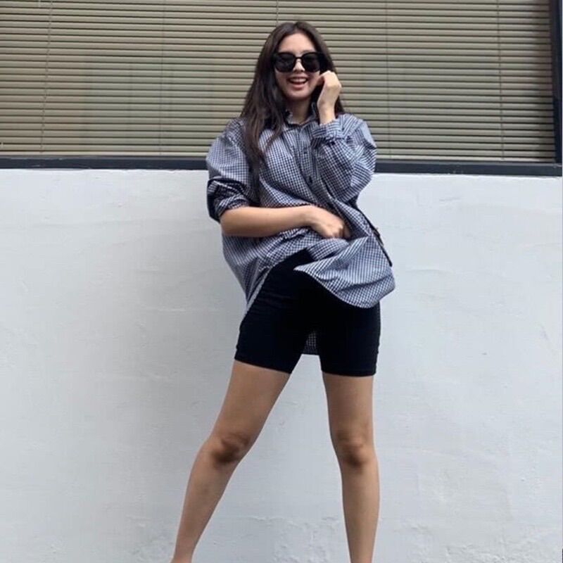 Quần đùi nữ - Knit Short Trendy chất thun dày dặn