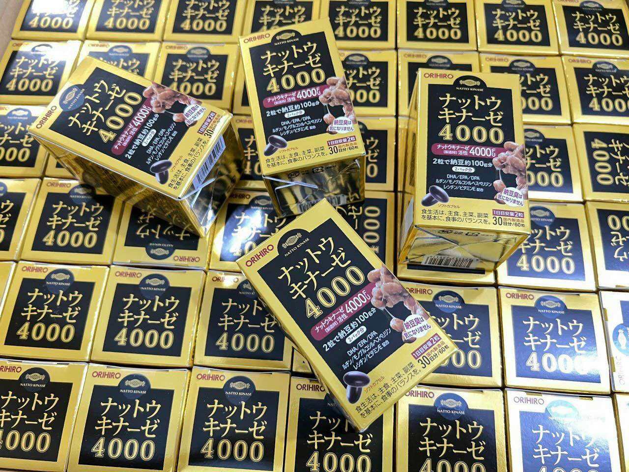 Viên uống chống đột quỵ NATTO Kinase 4000fu Orihiro