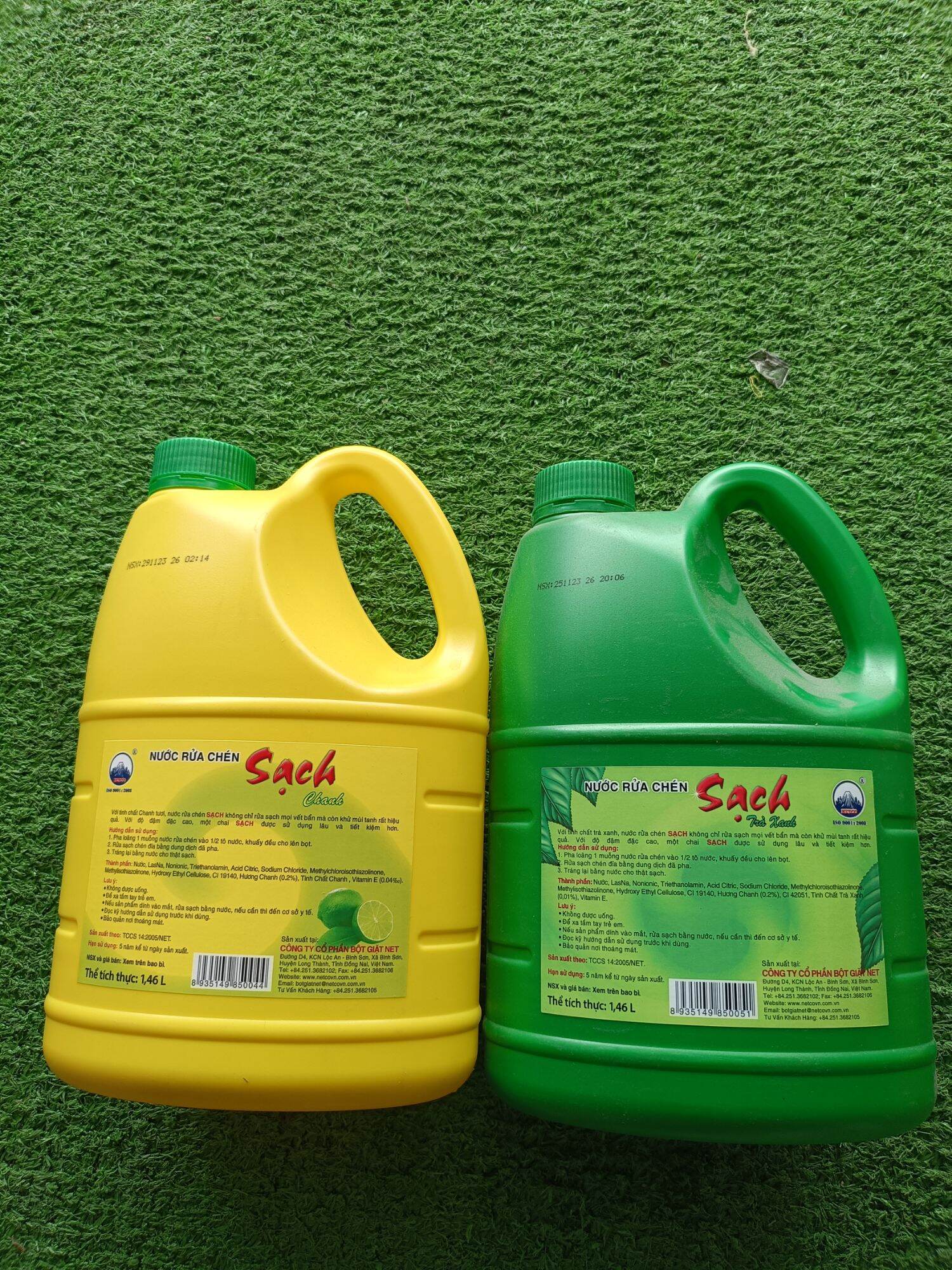 nước rửa chén sạch chanh,sạch trà 1.5kg