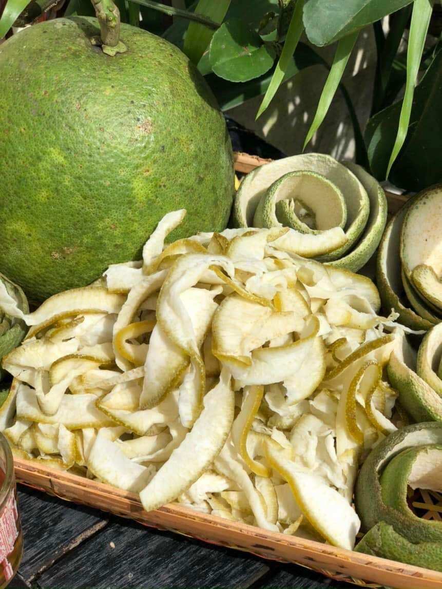 Mứt vỏ bưởi đường phèn Thái Bình 500g