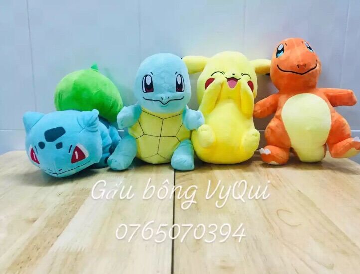 [HCM]Gấu bông pokemon rồng lửa Charmander