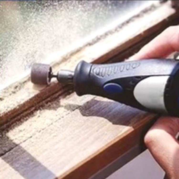 Trục su giữ nhám đầu 6.35mm cán 3.17mm