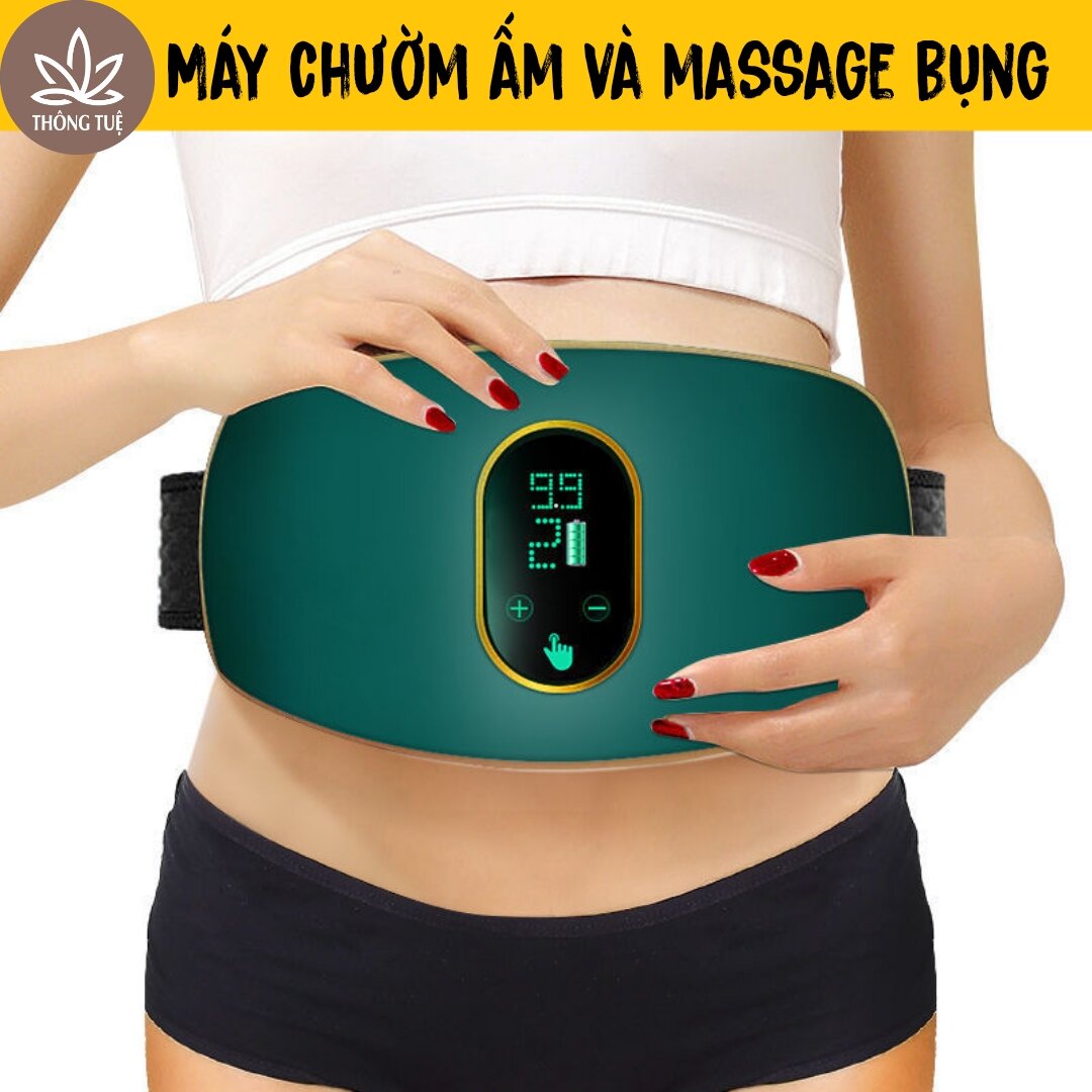 Đai Massage Bụng Lưng - Đai Rung Tiêu Mỡ Bụng Đùi