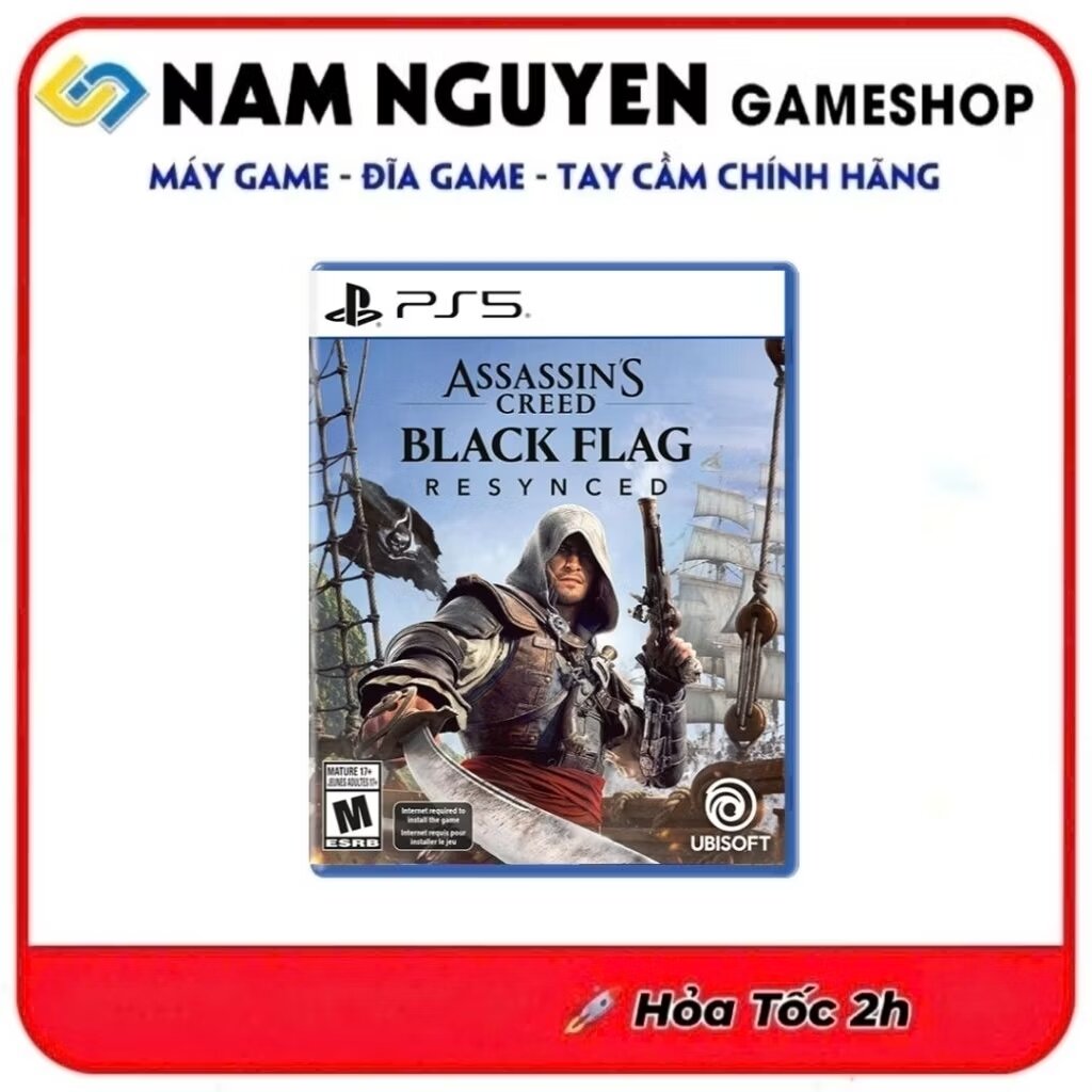 Đĩa Game PS5 | Assassin Creed Black Flag Resynced
