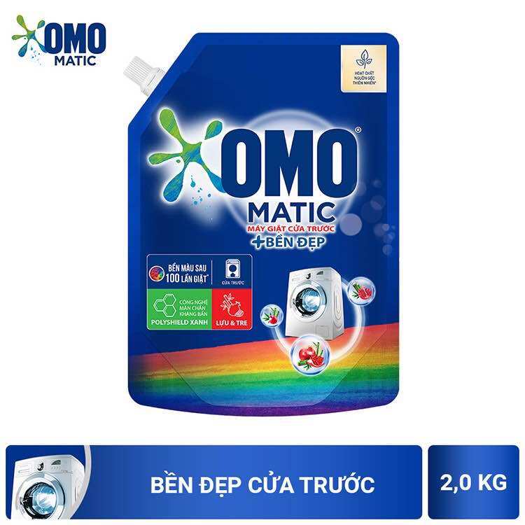 Nước giặt omo matic túi 2.2/ 2.0kg