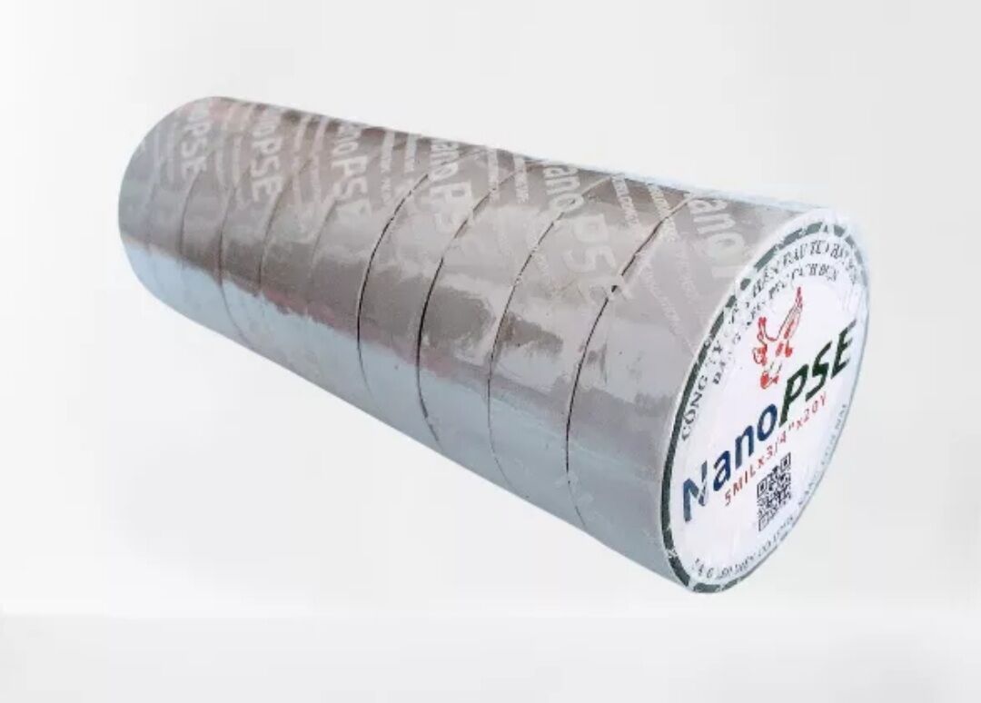 01 cuộn băng keo điện trắng cách điện 20y băng keo điện Nano
