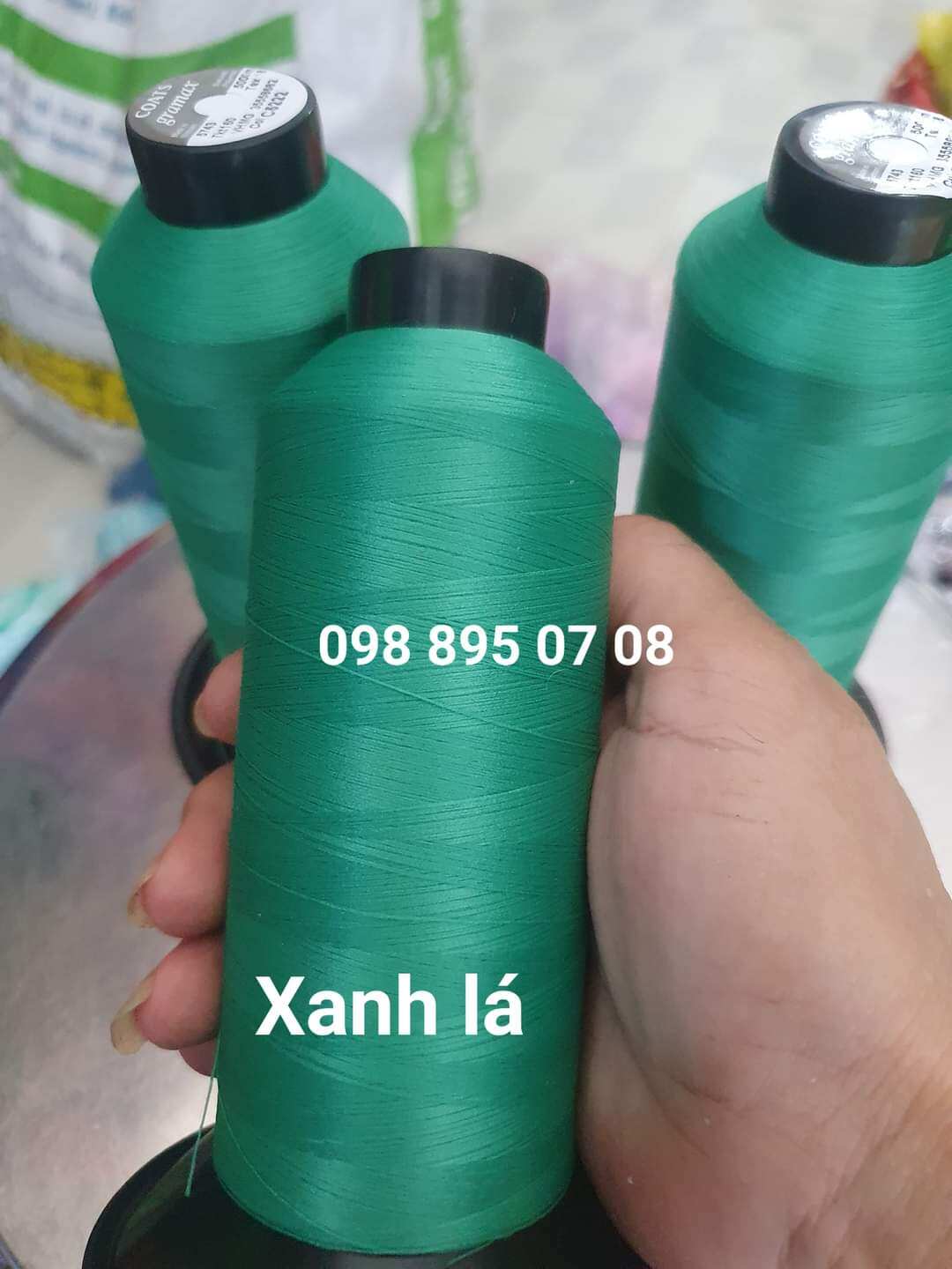 SÉT 3 CUỘN CHỈ TƠ VẮT SỔ  (5000M)