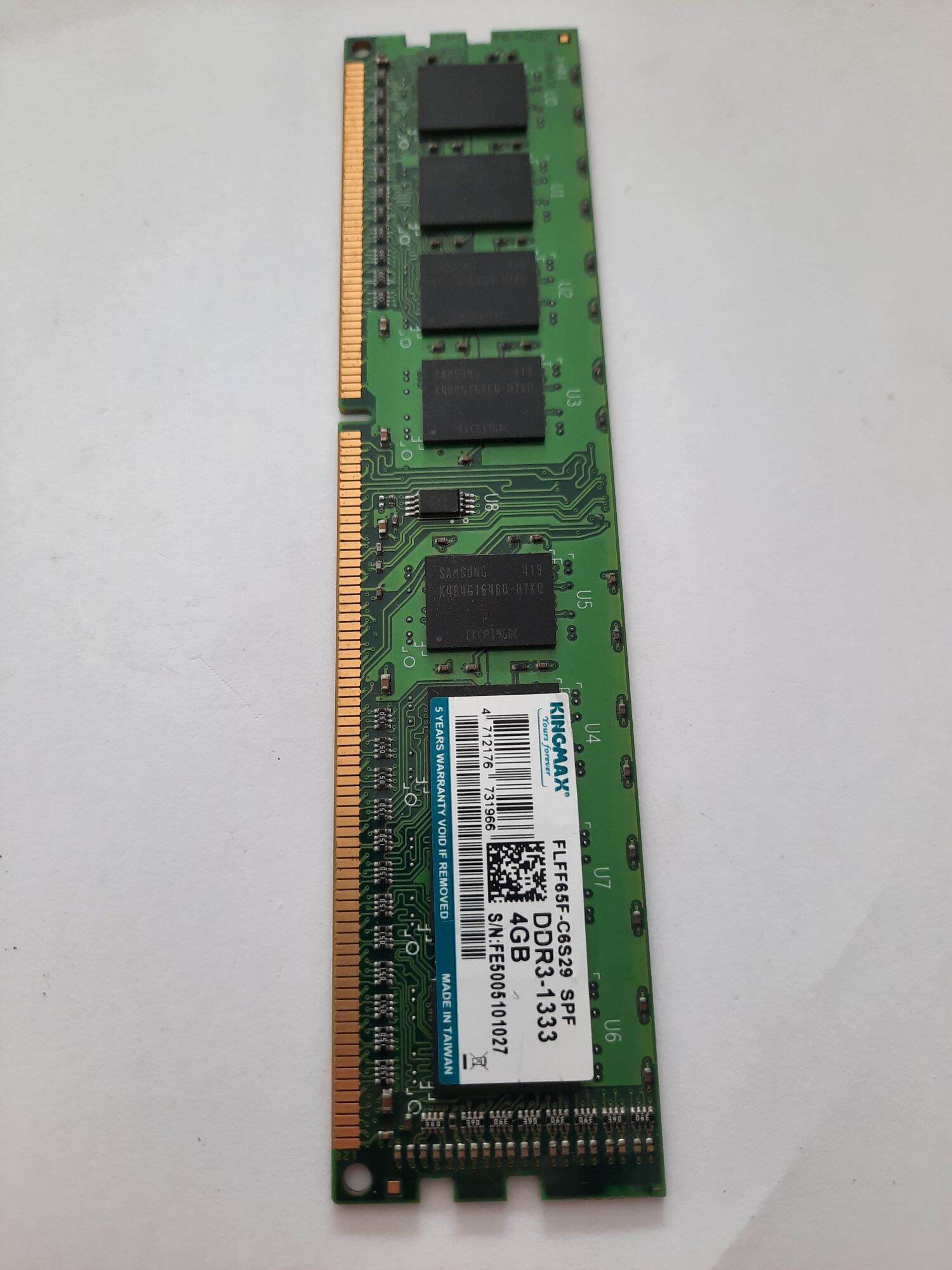 RAM Kingmax DDR3 1333/1600 4GB (hàng cũ)