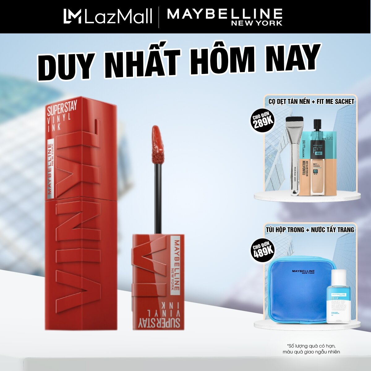 Son Bóng Bền Màu Nhẹ Môi Superstay Vinyl Ink Maybelline New York 4.2ml