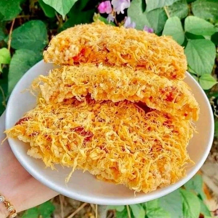 ComBo 2 Túi Cơm Cháy Chà Bông - Cơm sấy Mỗi Túi ( 200 Gram ) Minh Châu