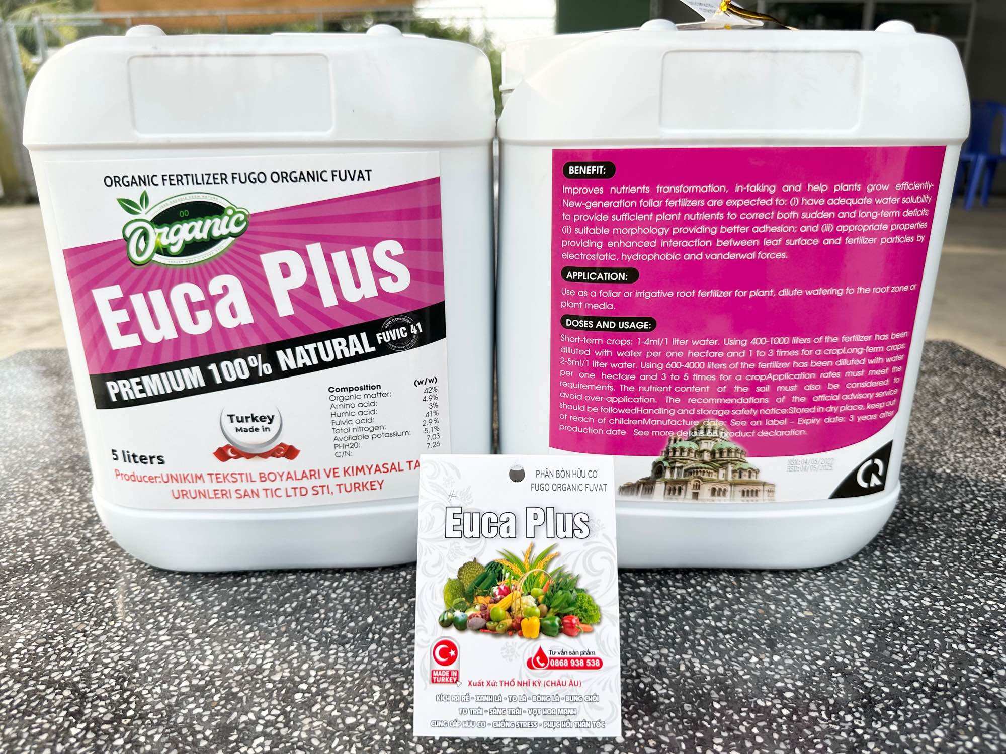 Euca Plus( Hữu cơ nước Thổ Nhĩ Kỳ) FUGO