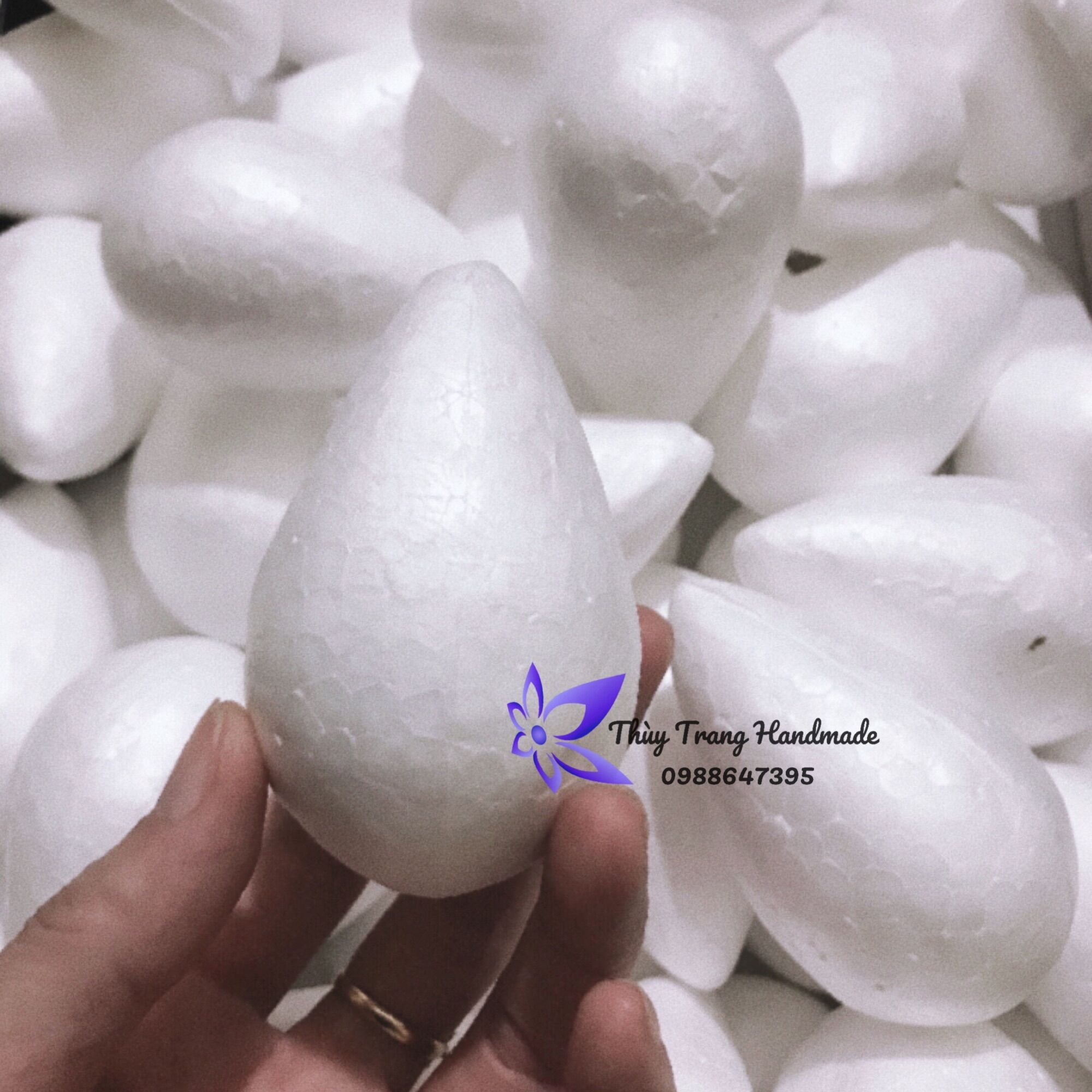 Gói 3 xốp làm búp hoa sen