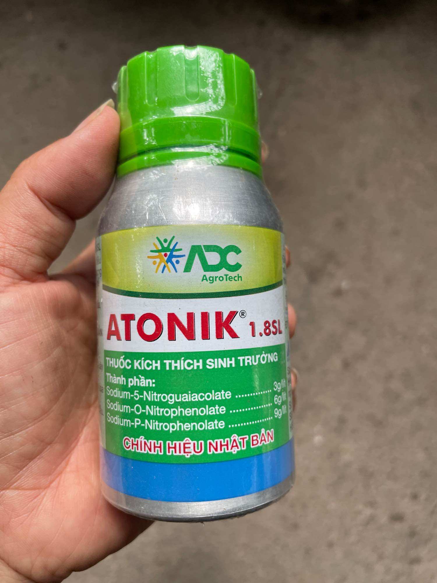 Atonik 100ml chai nhôm mẫu mới adc - kích thích sinh trưỡng - ra rễ- nãy chồi