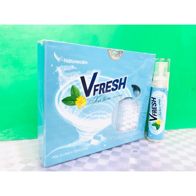 Xịt thơm miệng tươi mát thơm tho Vfresh 10ml