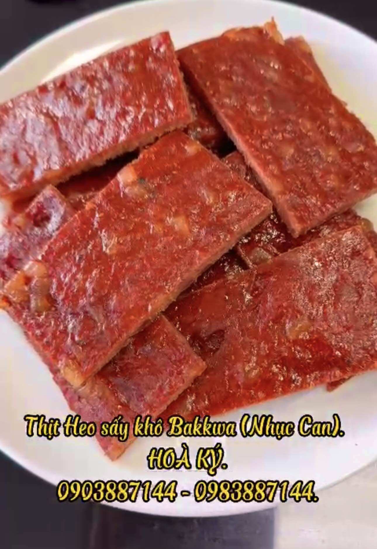 Thịt Heo Sấy Khô Bakkwa ( Nhục Can) 1kg